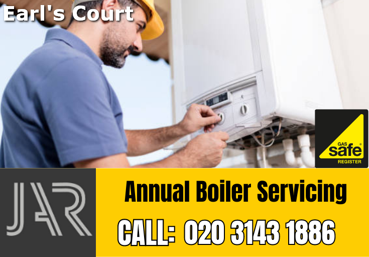 annual boiler servicing Earl's Court